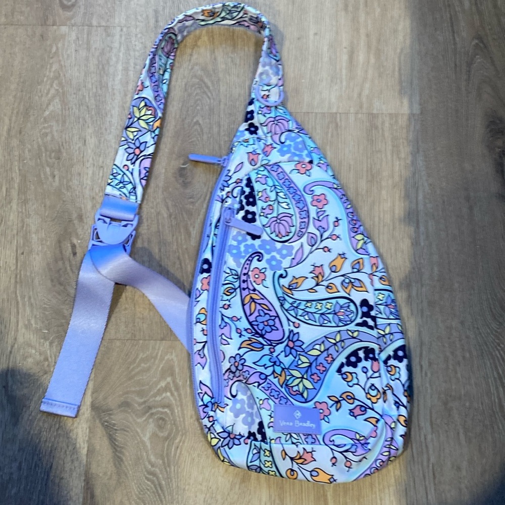 Vera Bradley crossbody bag  NEW  Paisley, purple